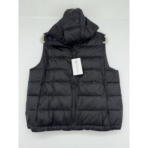 ATHLETA Aire Puffer Vest Women's Size Medium Black 416151